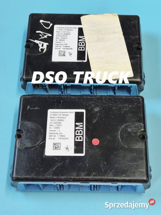 1740942 STEROWNIK MODUL KOMPUTER BBM DAF XF 106 Zawichost