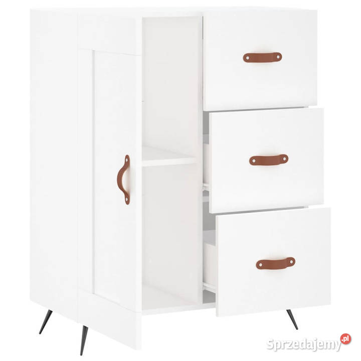 Szafka biała 695x34x90 materiał drewnopochodny
