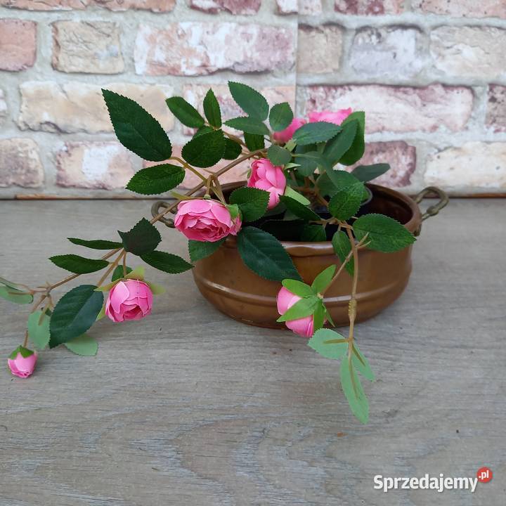 Mała miedziana osłonka na kwiaty miedziana Warszawa