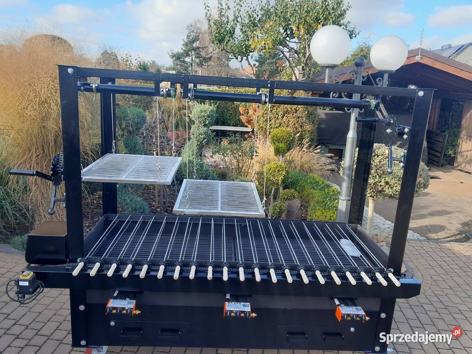 Gastronomiczny grill cateringowy gazowy węglowy Damasławek sprzedam