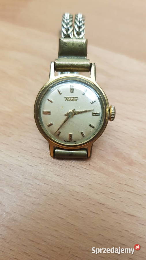 Złoty Tissot Art Deco Vintage Chorzów