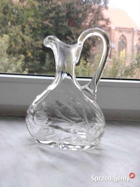 Kryształowa karafkastary wyrób Choszczno sprzedam
