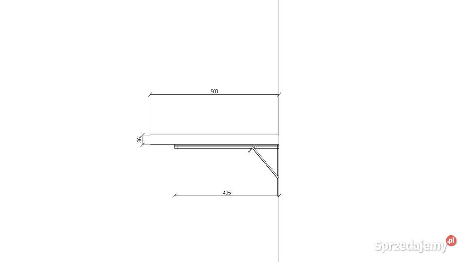 Biurko stolik blat składany składane 100 x 50 100cm Meble Częstochowa