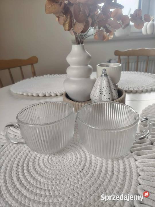 Filiżanki ryflowane Filiżanki i spodki kujawsko-pomorskie