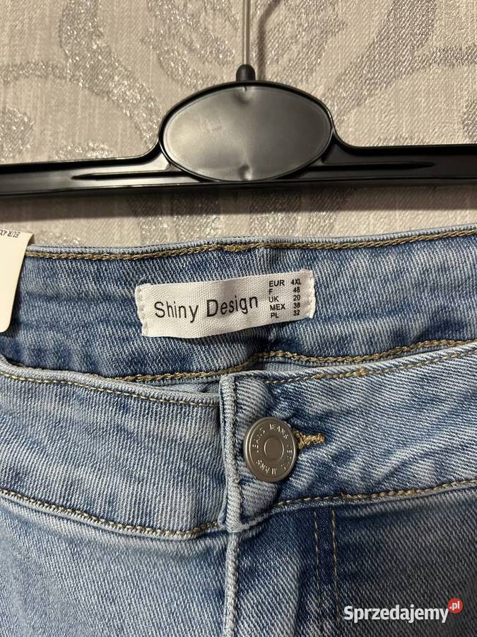 Jasnoniebieskie dżinsy Mom Fit 48 mazowieckie Warszawa