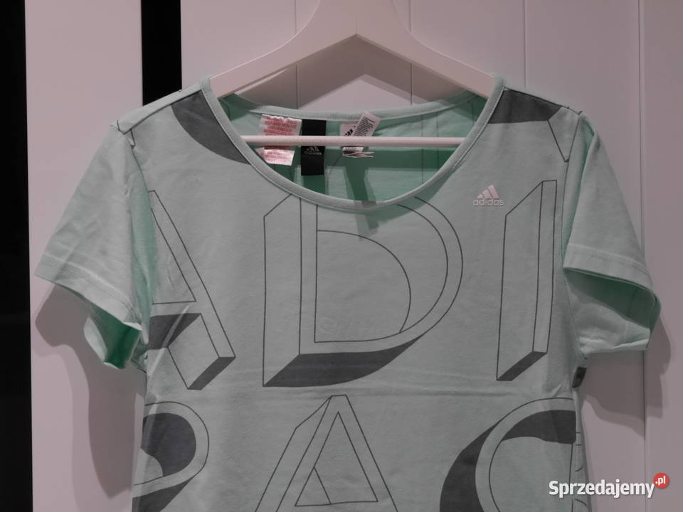 Adidas świetna miętowa bluzka 158 164