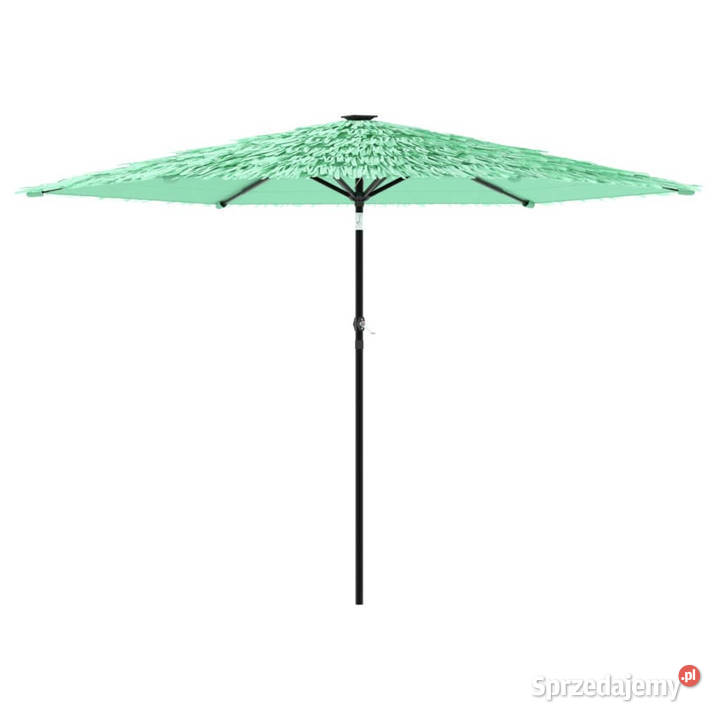 Parasol ogrodowy na stalowym słupku zielony Warszawa sprzedam