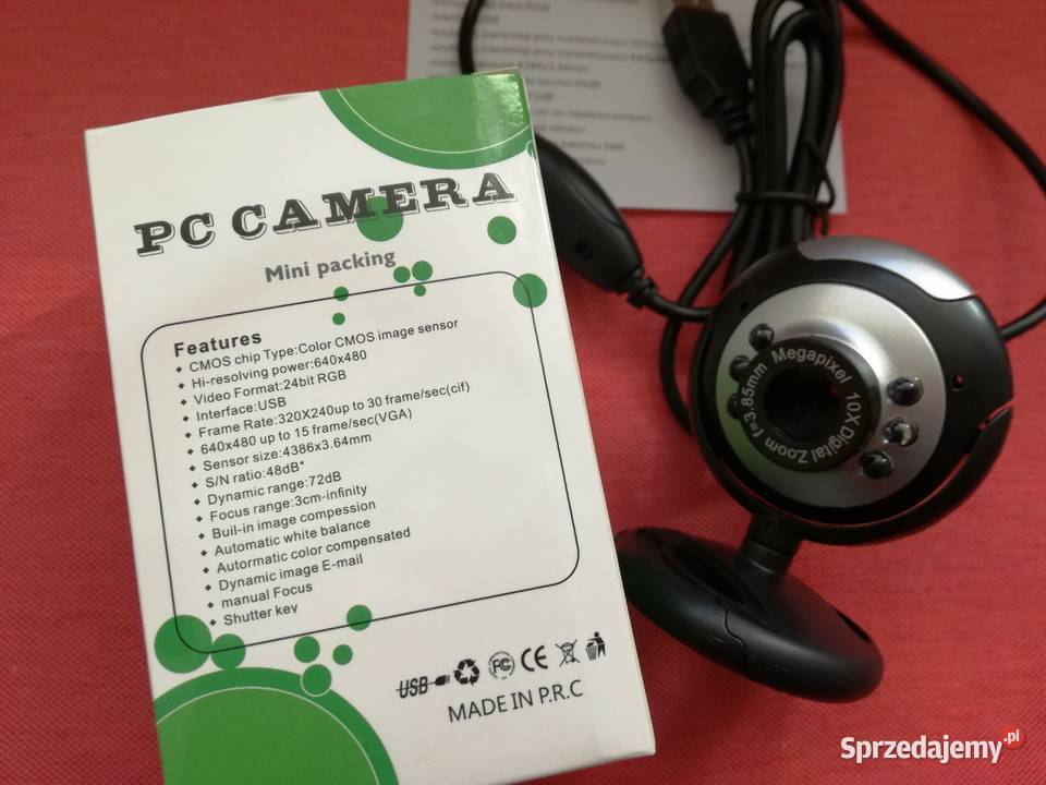 Kamerkakamera internetowa rozdzielczość 640x480 Łódź