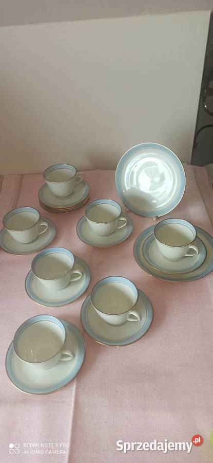 Filiżanka z talerzykiem deserowym Kjbenhavn Antyki, Sztuka, Kolekcje Gdańsk