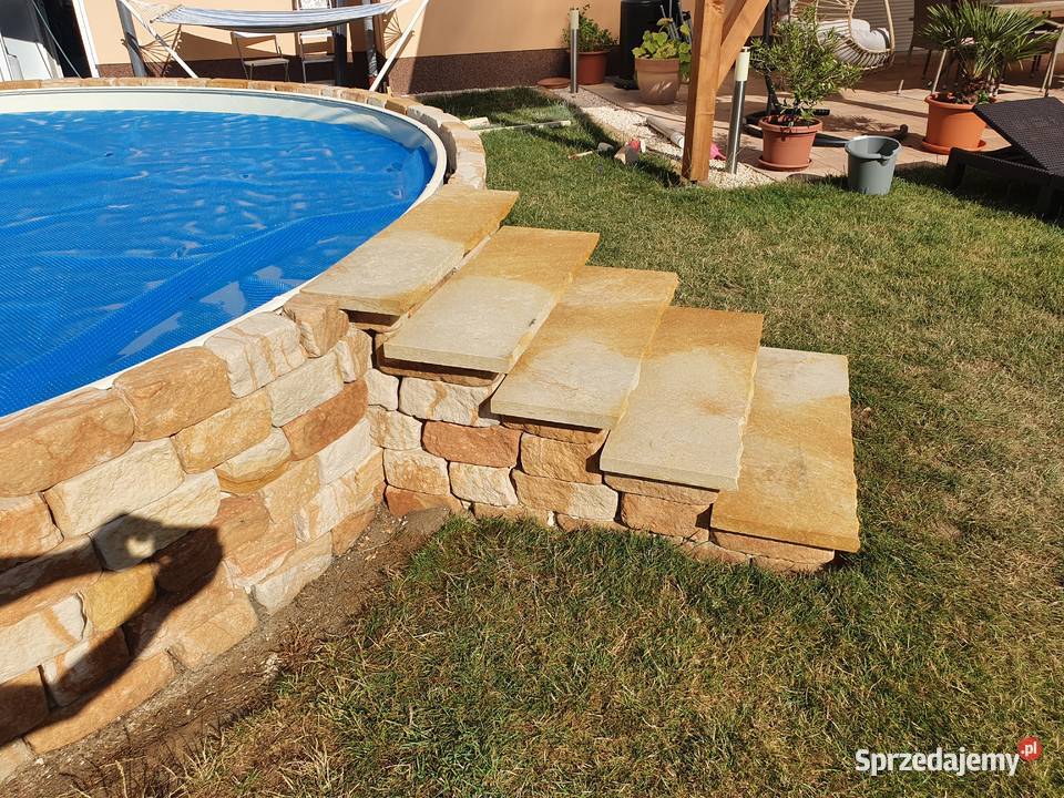 Kamień murowy na murki do wykończenia basenu Wielgomłyny