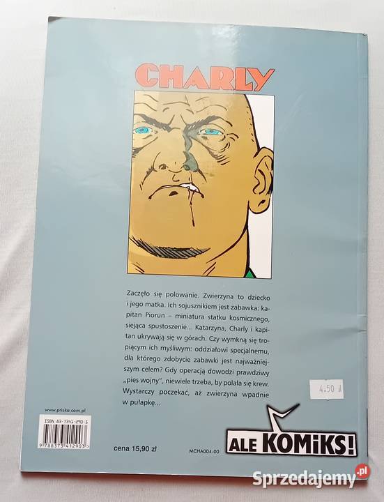 Komiks Charly 4 Pułapka Wydanie I 1994 r Koźminek