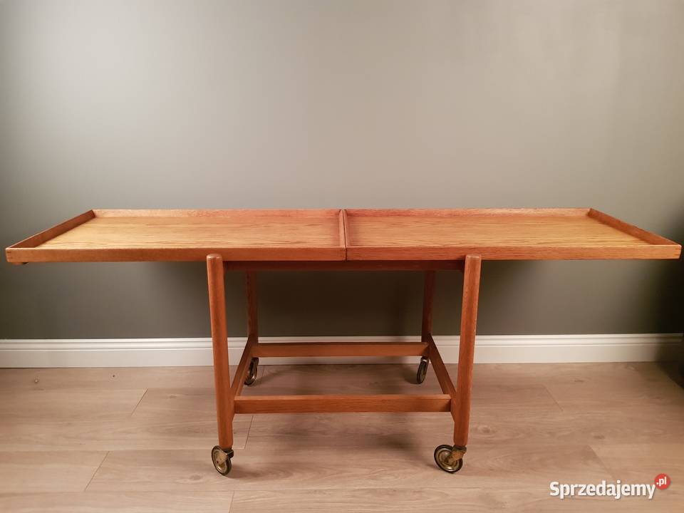 Duński stolik z drewna tekowego z 1960 projekt 60cm Zielona Góra