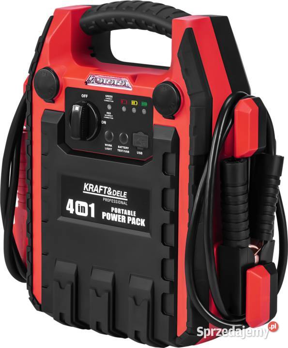 Jump Starter 4w1 1200600A 22Ah 12V oświetlenie Kompresory mazowieckie