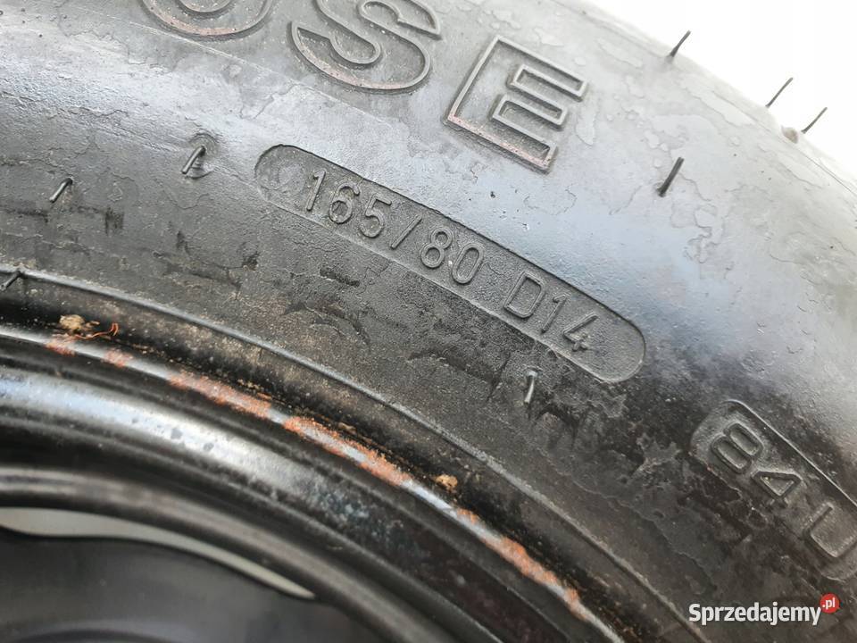 Volvo 240 940 740 KOŁO ZAPASOWE Zapas 16580 R14 Średnica 14" lubelskie Rudka