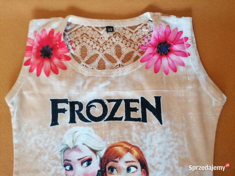 Bluzkakoszulka Frozen rozmiar 32 116 Bluzki, koszulki i kaftaniki Łódź sprzedam