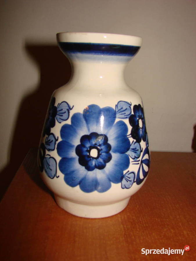 Włocławek fajansowy wazonik 145 PRL pomorskie Pruszcz Gdański sprzedam