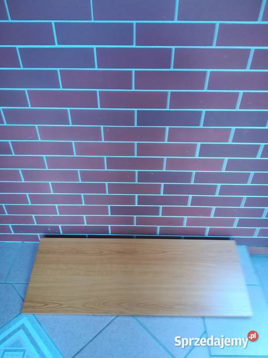 Półka w drewnianej okleinie z uchwytami 100 x36 36cm Lublin
