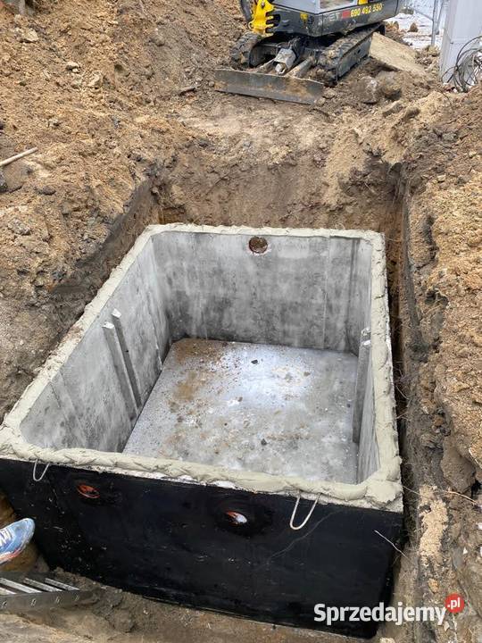Zbiornik betonowy mały szambo woda deszczowa Warszawa