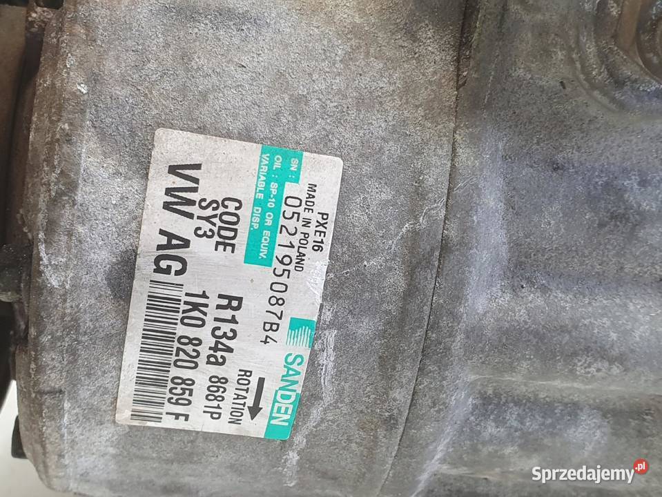VW Touran I 20 TDI SPRĘŻARKA KLIMATYZACJI osobowe lubelskie