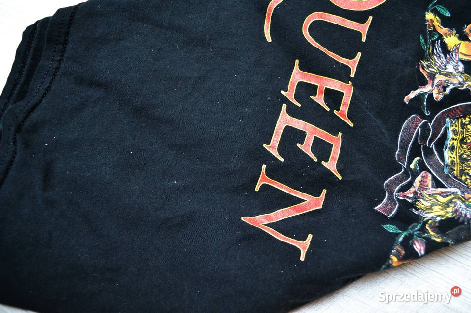 Queen czarna koszulka S zespół Toruń