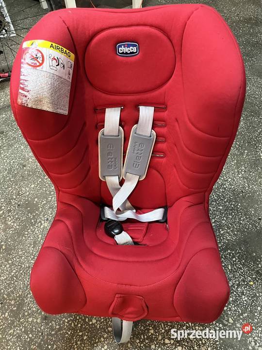 fotelik chicco czerwony eletta 0-18kg Lublin