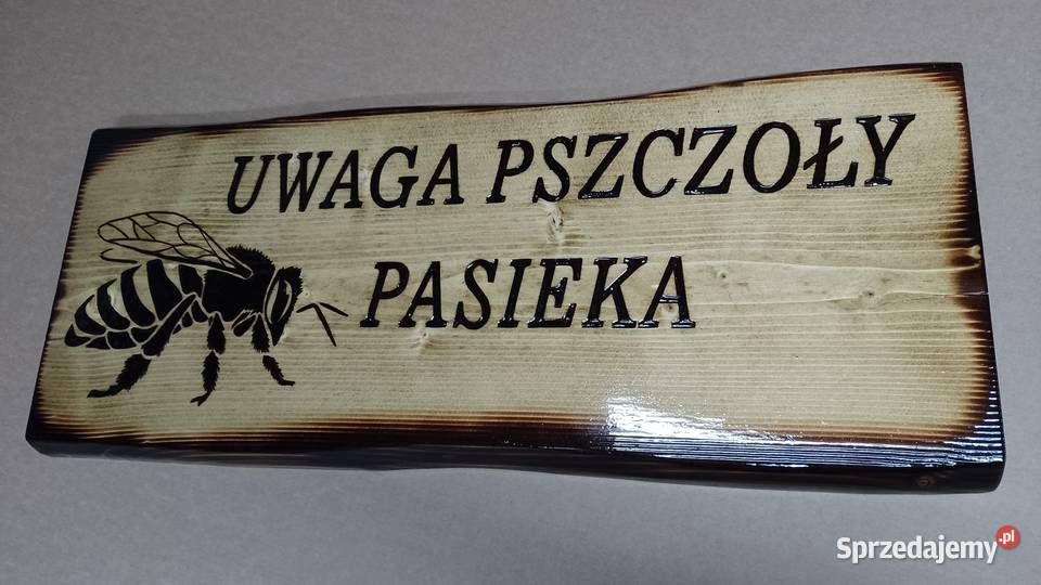 Szyld z drewna informacyjny reklamowy adres małopolskie Kraków