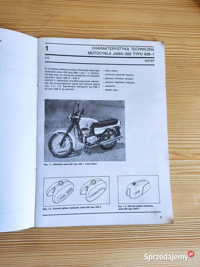 Książka poradnik Motocykl Jawa Obsługa i naprawa Głuchołazy sprzedam