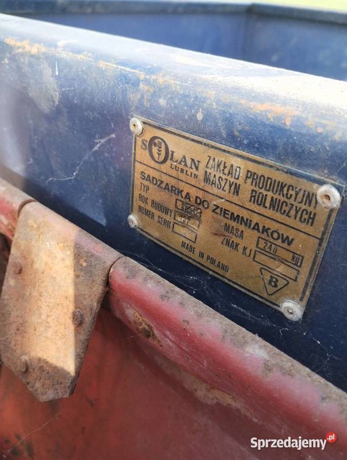 Sadzarka Solan Konkretna Słomniki