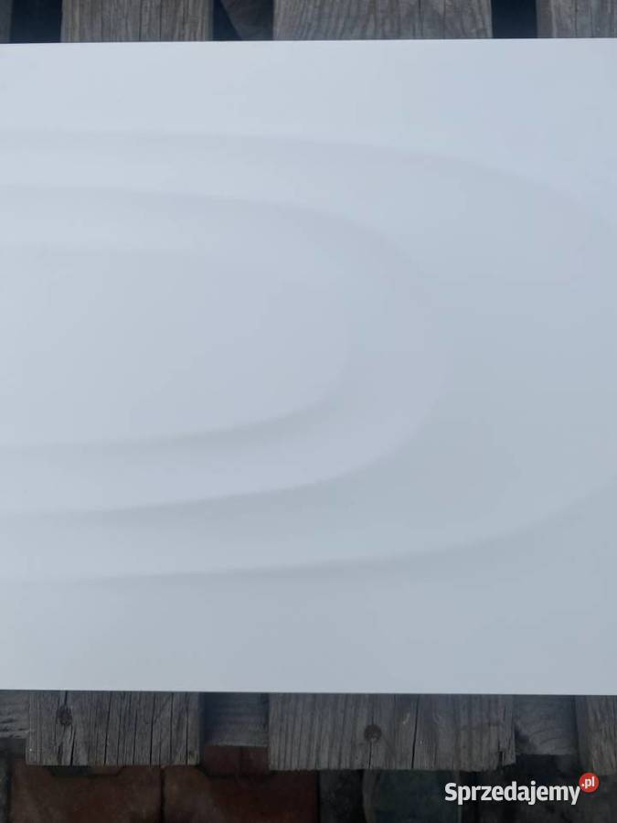 Glazura płytka ścienna drip mat blanco 398x1198 Dom i Ogród Reguły