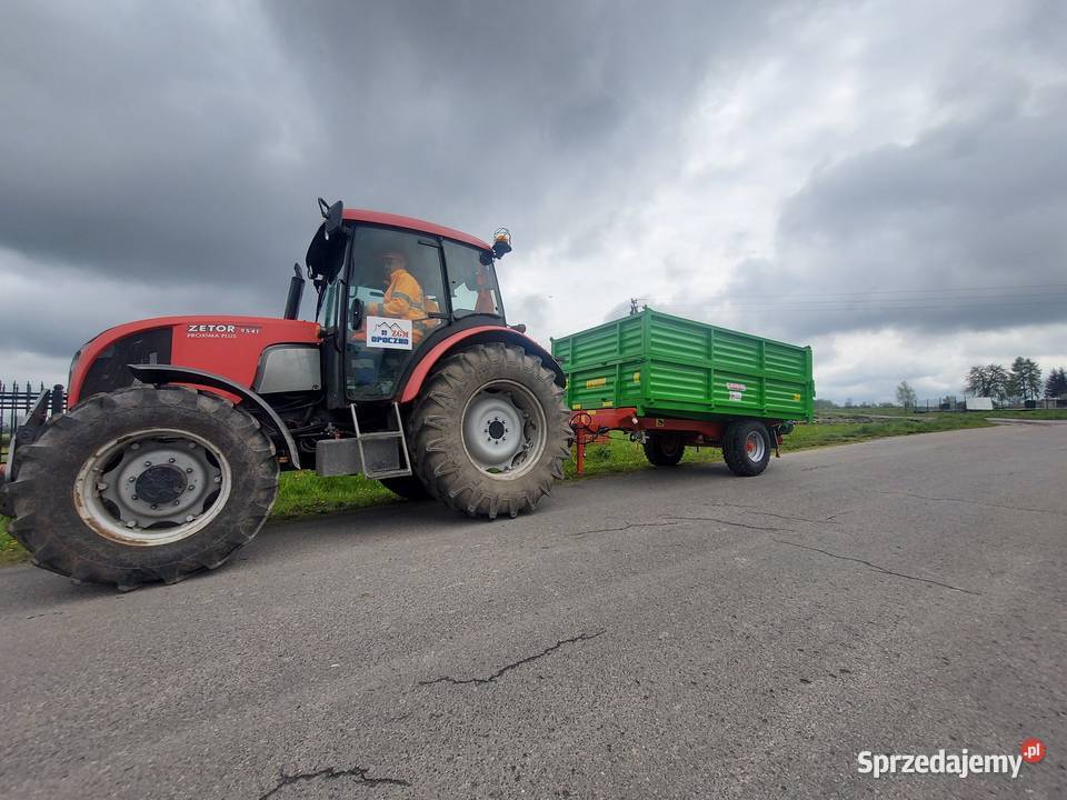 Przyczepa rolnicza wywrotka na 3strony Ładowność Białobrzegi sprzedam