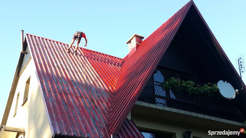 MALOWANIE DACHÓW mycie dachów mycie elewacji Lublin