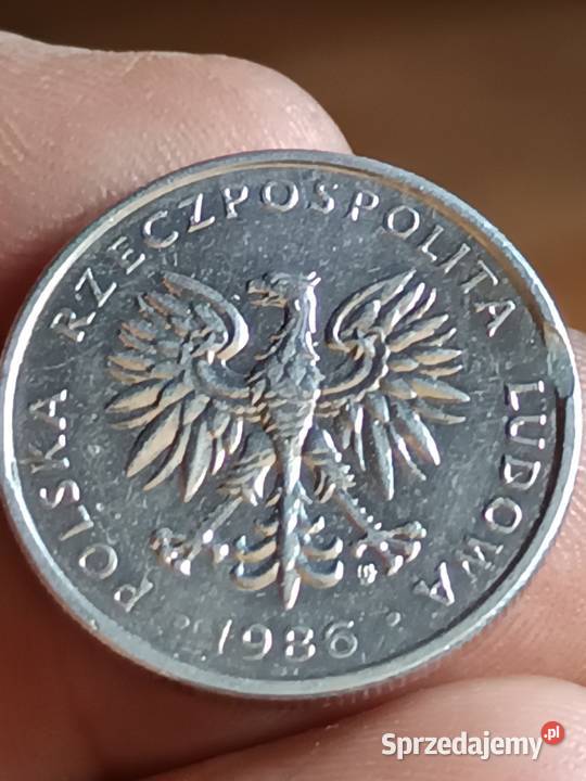 Sprzedam monetę 50 groszy 1986 odkrój blachy