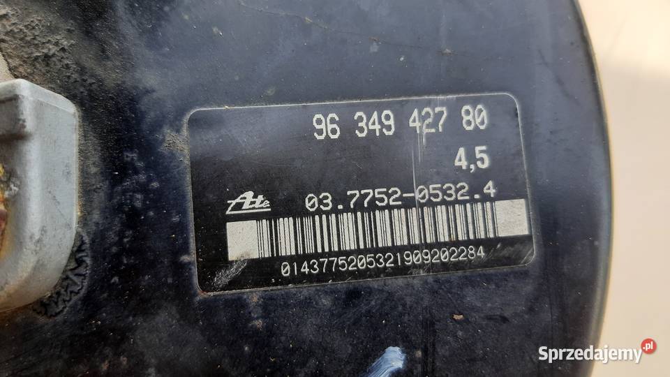 serwo pompa hamulcowa peugeot 206 9634942780 osobowe Dębno