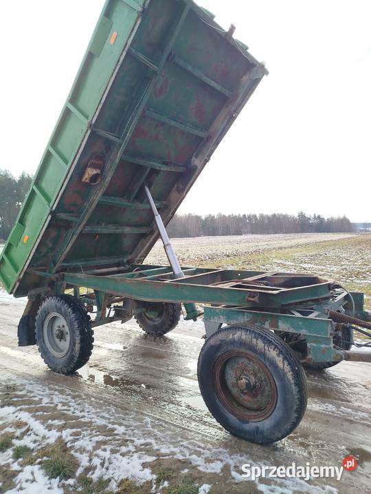 Przyczepa wywrotka d47 d55 d35 hl thk nieuszkodzony Łubna-Jakusy sprzedam
