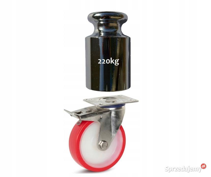 Koła Obrotowe Nierdzewne 125mm 880 Hamulec 4