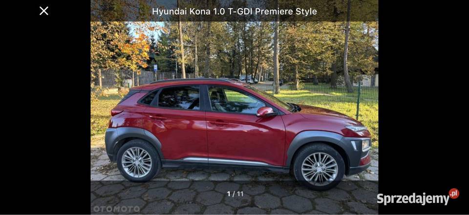 Hyundai kona 1 właściciel klimatyzacja Zakopane sprzedam