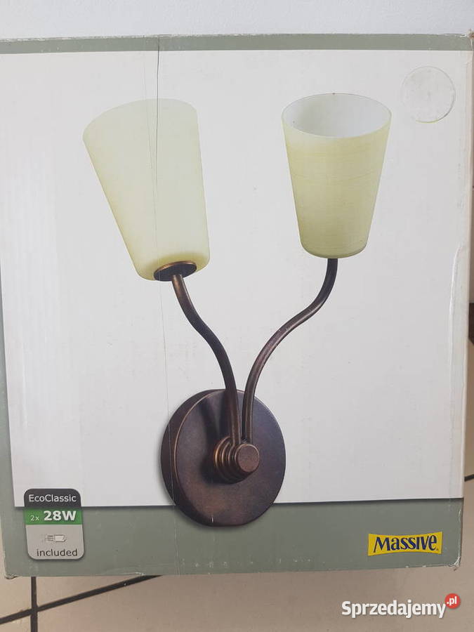 Kinkiet ścienny klasyczny MASSIVE ładna podstawa Warszawa