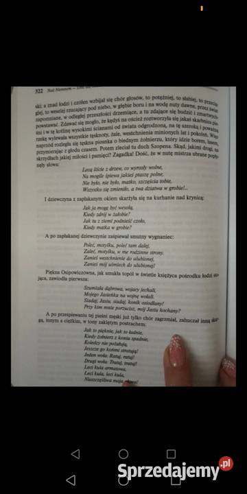 Lektura szkolna niemnem Moszczenica