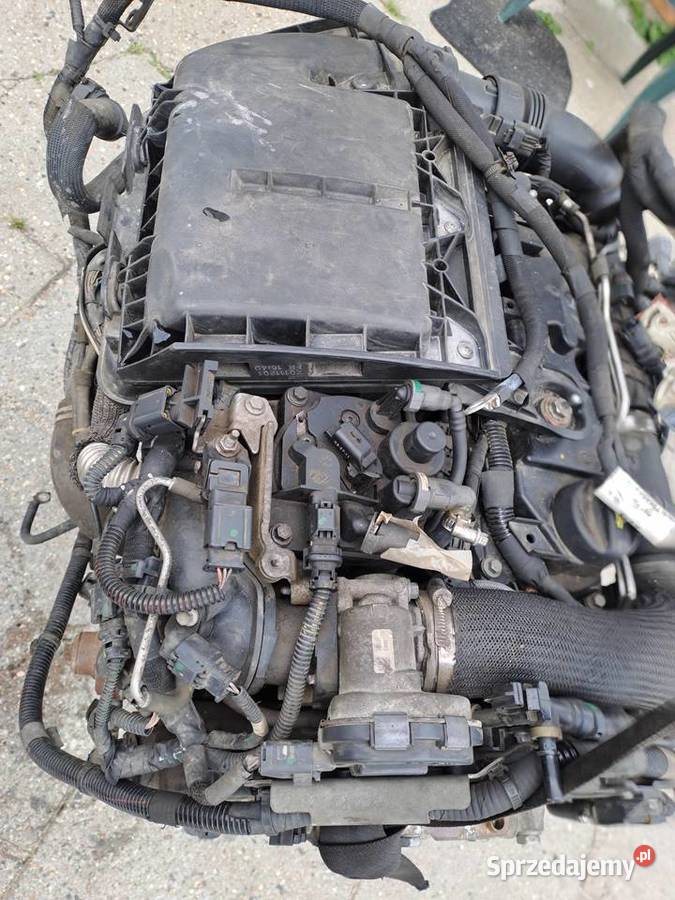 Citroen Peugeot 14 HDi 68 silnik kompletny kod Części samochodowe śląskie Jastrzębie-Zdrój