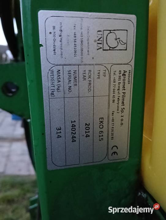 Opryskiwacz pilmet 615 Wysokie Mazowieckie