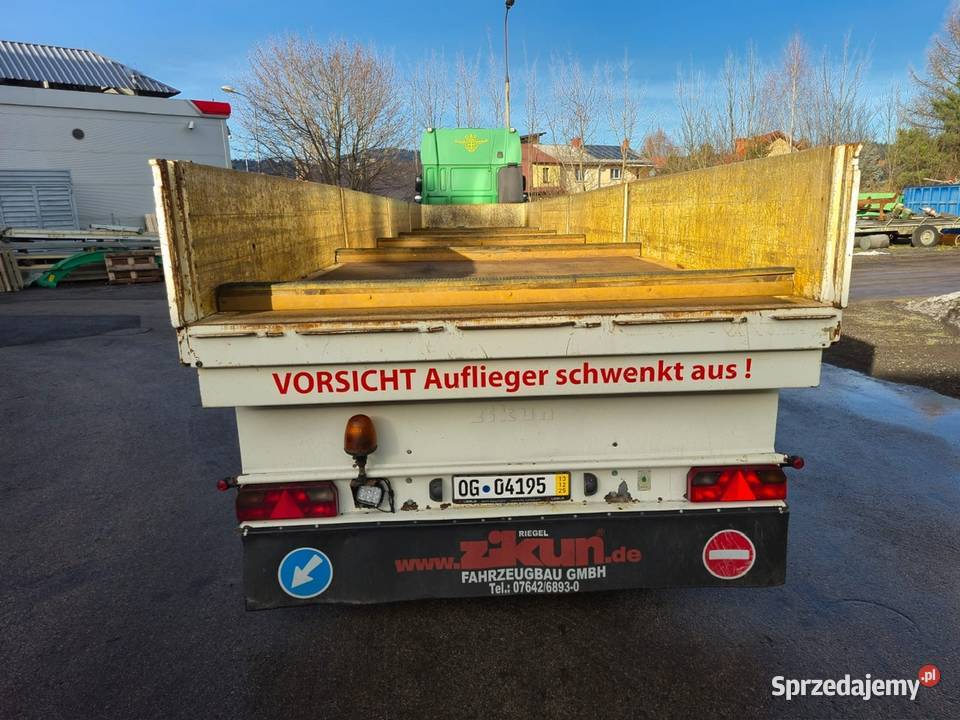 Naczepa ZIKUN do transportu stali Jordanów