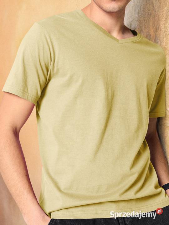 żółty shirt męski Sinsay Olkusz