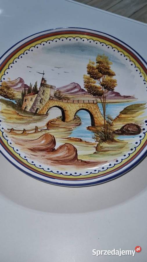 Talerz Dekoracyjny Ręcznie Malowany