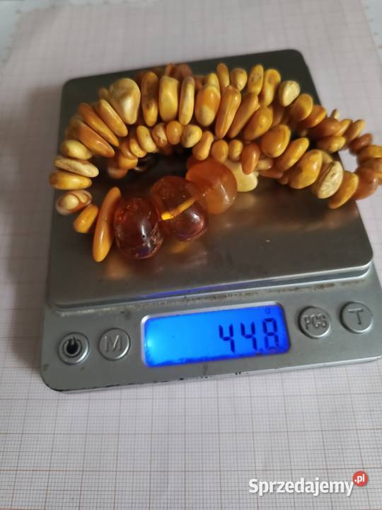 Naszyjnik Bursztyn Vintage Białystok sprzedam