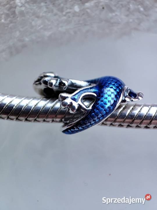 Charms zawieszka srebro 925 metaliczny gekon Katowice