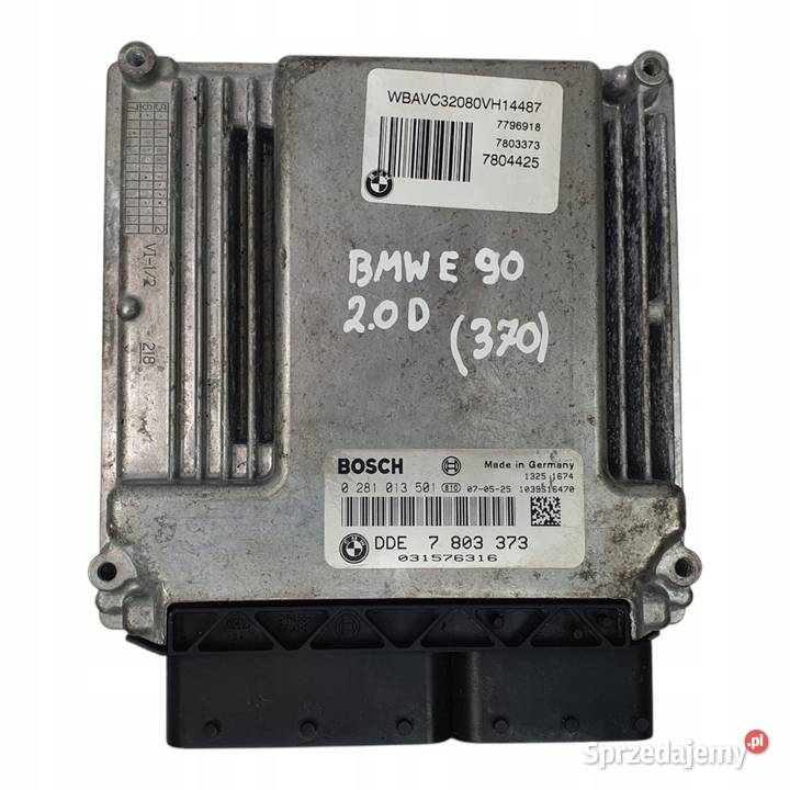 STEROWNIK SILNIKA komputer BMW E87 E90 E91 20 D Chełm