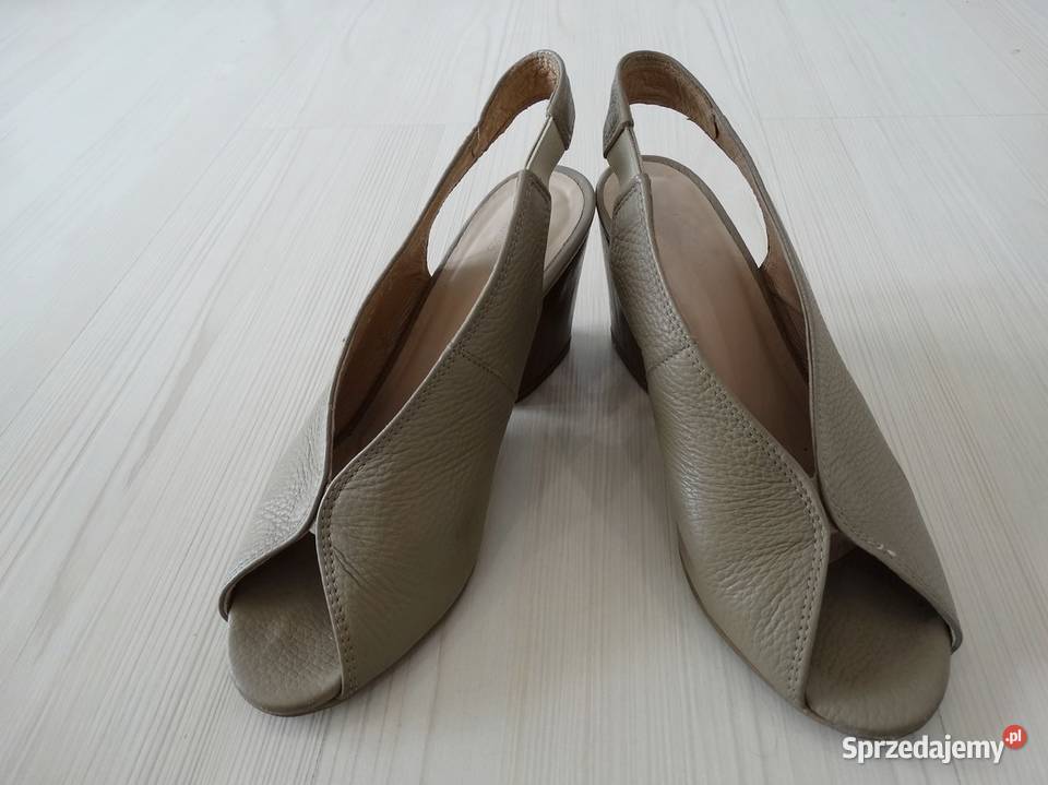 Buty Sandały Skórzane Skóra Naturalna Kolor sprzedam