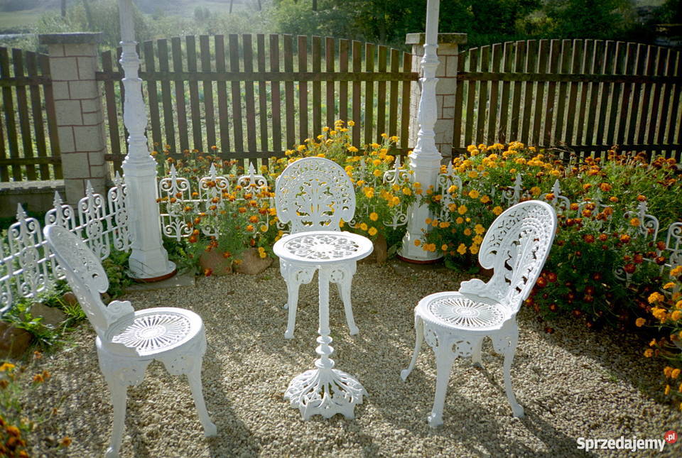 Stół mini żeliwny ogrodowy meble producent