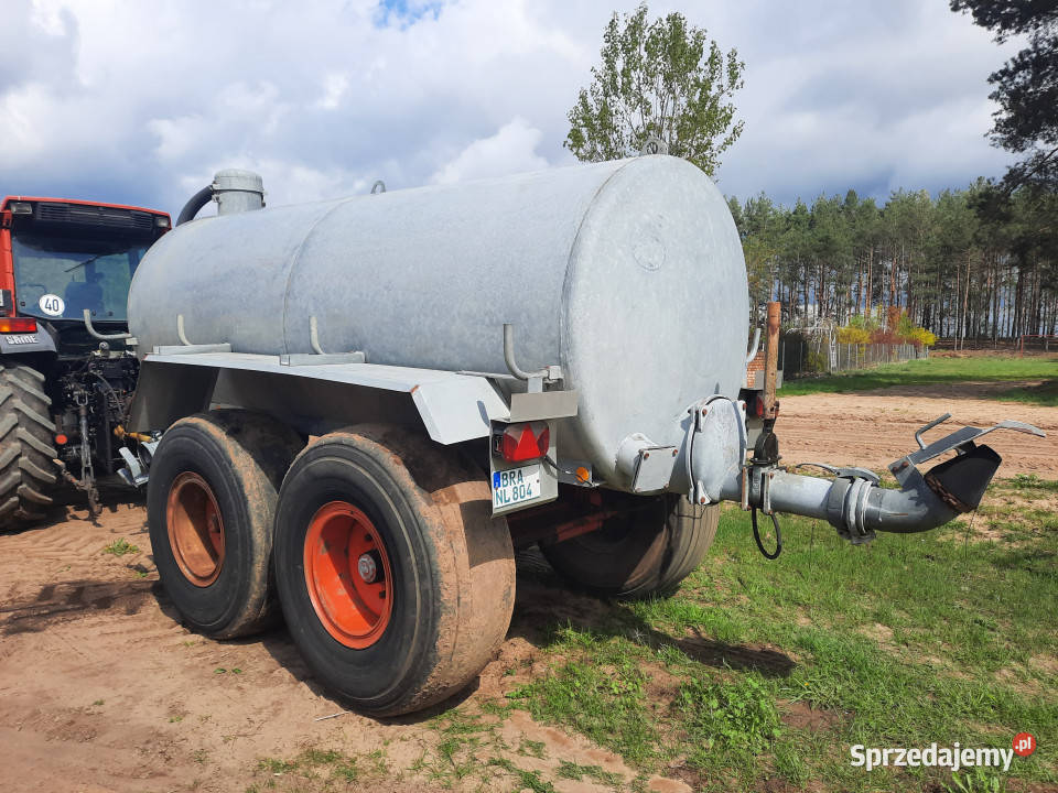 Wóz asenizacyjny JKOTTE VT 7000 L tandem skrętny Korpele