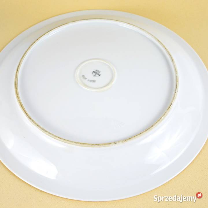 Półmisek okrągły art deco Ćmielów lata 30te śr mazowieckie Bronisze sprzedam